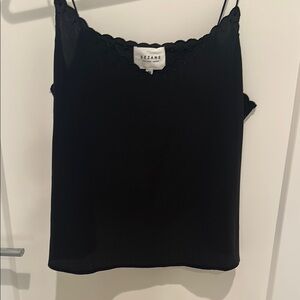 COPY - Sezane scalloped camisole